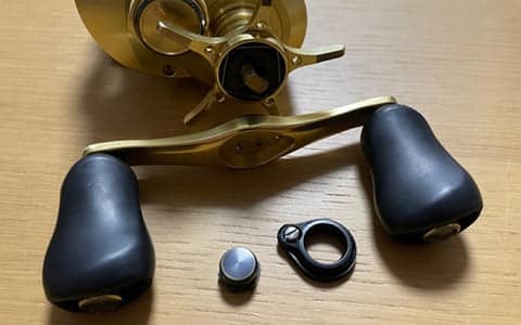カルカッタコンクエストにゴメクサスのダブルハンドルを装着! 7 12