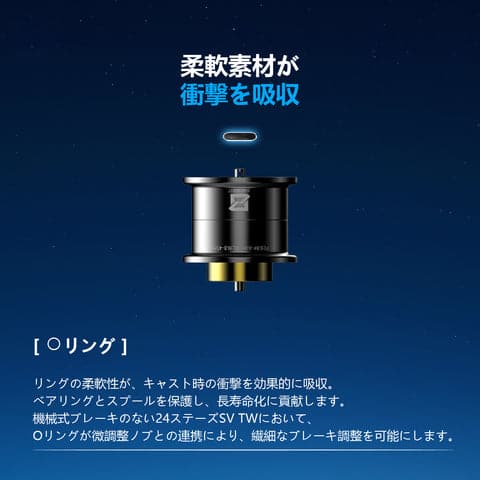 24ステーズ 短軸マイクロベイトスプール 軽快にキャスト、小物を制す! 5 24STEEZ 04 478aa589 1b9b 47da 98ab