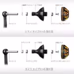 Aknob　ハンドルノブ　TypeA/TypeS　アルミ製　35 38 41mm - 画像 (27)